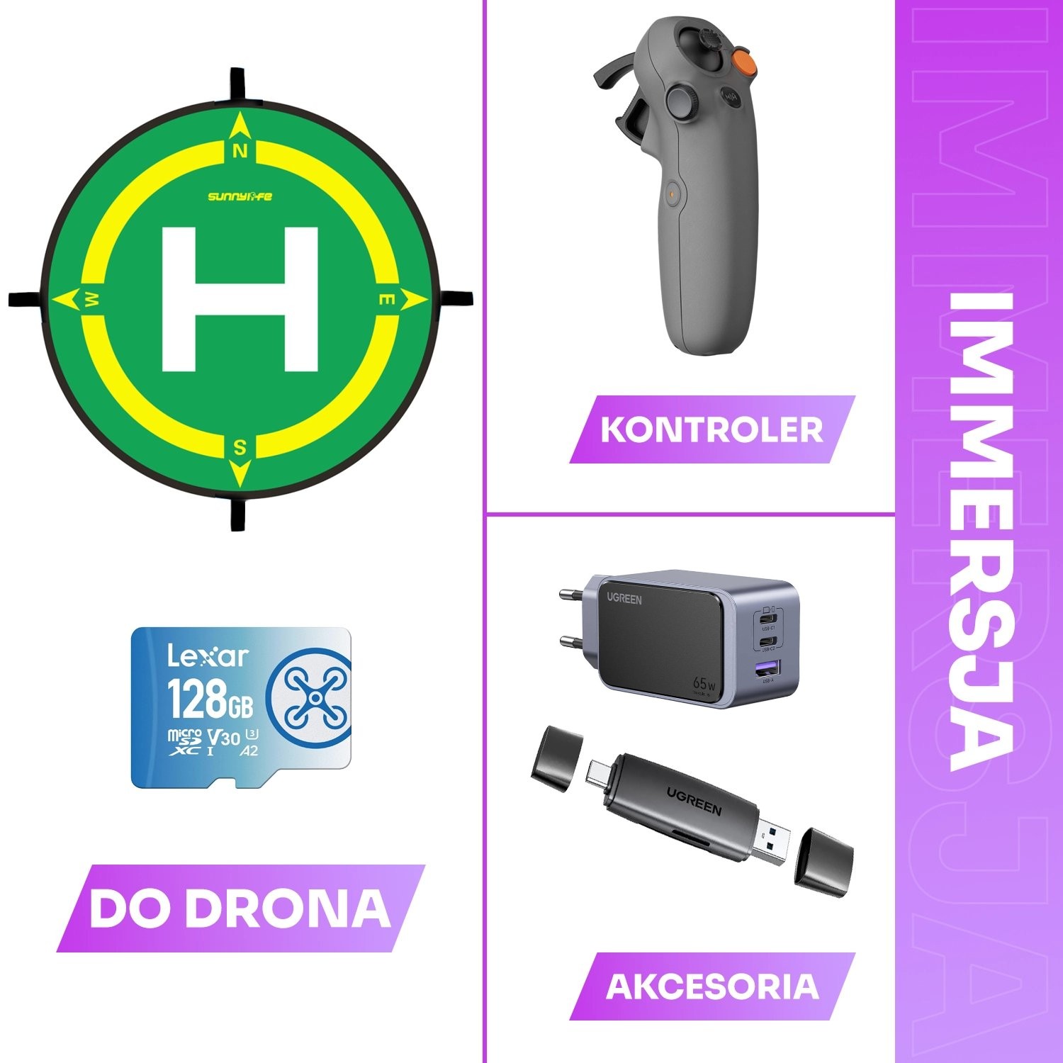 DJI Neo Immersive Combo - dodatkowe akcesoria